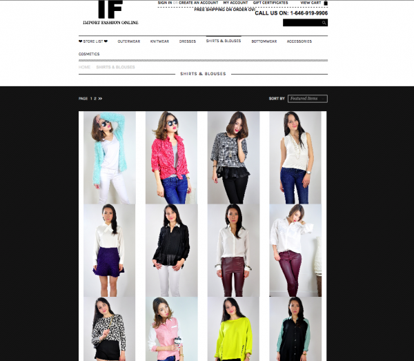 Import Fashion Online